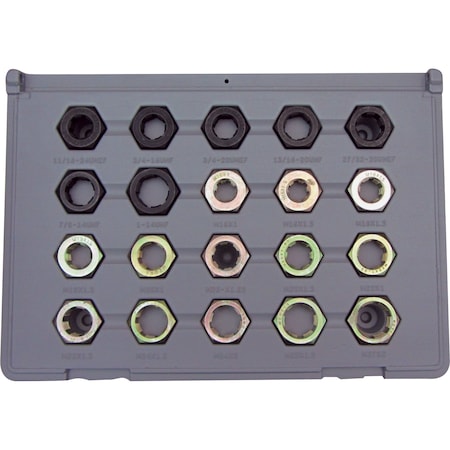 Kastar Hand Tools/A&E Hand Tools/Lang SPINDLE RETHREADER DIE 20pc SET KH2599